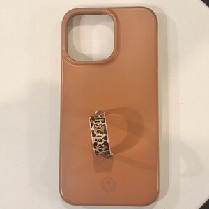Loopy case iPhone 14 Pro Max brown and cheetah